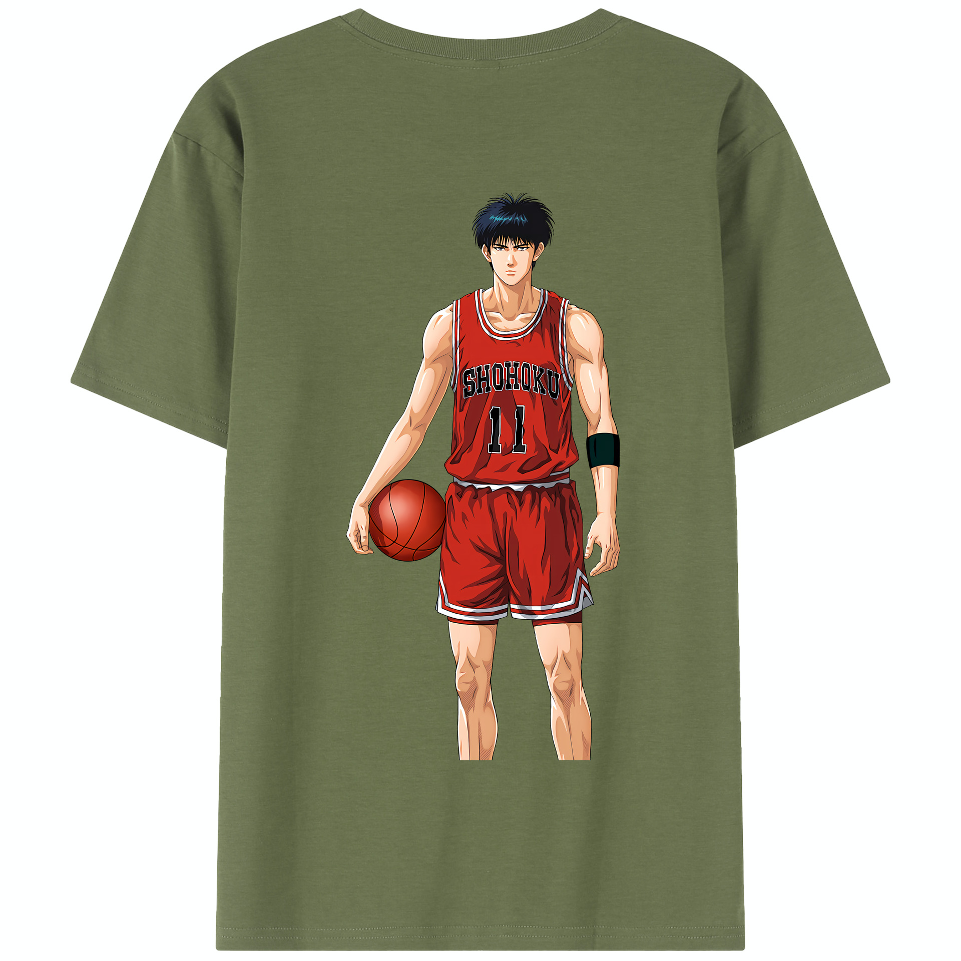 SLAM DUNK／スラムダンク 綿100％半袖Tシャツ（背面プリント）